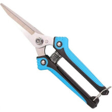 Stainless Steel Gardening Hand Scissors Multipurpose Garden Scissors for Fruit Picking (blue) (1pcs)
