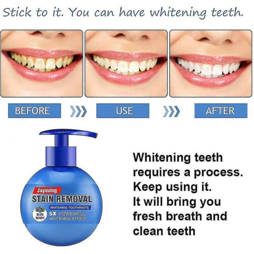 (Blue) Press Toothpaste, Baking Soda Whitening Toothpaste 1