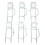 6PCS Tomato Support Hooks Greenhouse Tomato Roller Hooks Set Support Kit for Tomato Cherry 15 Meter Line 14