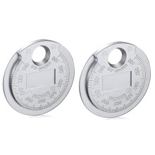 2X Spark Plug Gap Tool and Space Measuring Gauge - Wire Spark Plug Gap Tool from .020 to .100 Inch Adjustable Size