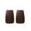 (Brown, Large) 2 Pieces Headboard Anti-shake Tool Solid Color Self-adhesive Stopper 3