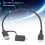 PVC 2-in-1 USB-C zu Micro USB Datenkabel 32cm Schwarz 4