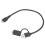 PVC 2-in-1 USB-C zu Micro USB Datenkabel 32cm Schwarz 2