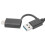 PVC 2-in-1 USB-C zu Micro USB Datenkabel 32cm Schwarz 11