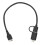 PVC 2-in-1 USB-C zu Micro USB Datenkabel 32cm Schwarz 12