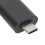 PVC 2-in-1 USB-C zu Micro USB Datenkabel 32cm Schwarz 5