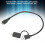 PVC 2-in-1 USB-C zu Micro USB Datenkabel 32cm Schwarz 7