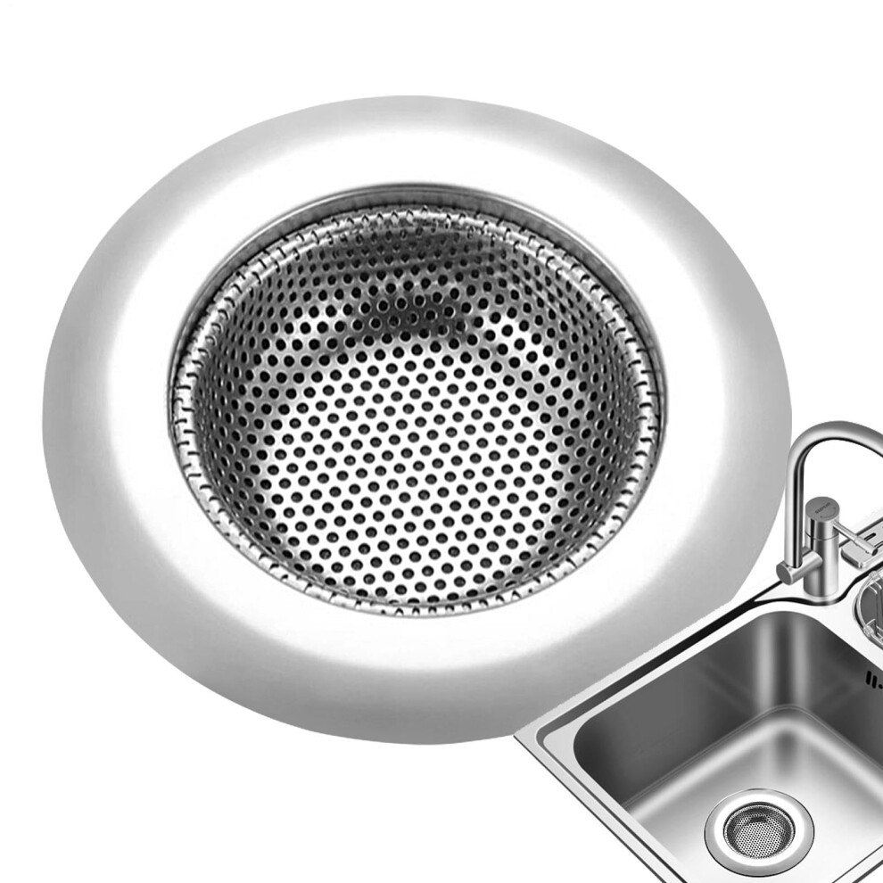 Stainless Steel Sink Strainer - 7.3 Cm Drain Filter For Kitchen Sink, Anti-Clogging Rustproof Food Garbage Catcher 6447073326363