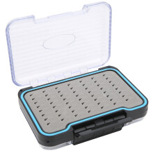 Fliegenfischer-Box PP Wasserdichte Doppelwandige Aufbewahrungsbox für Fliegen und Angelzubehör