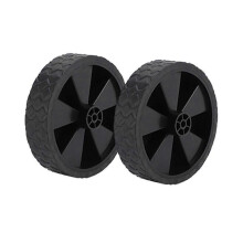 2 Pieces Cart Wheel Luggage Wheel Easy To Use for Utility Folding Wagon Cart Spare Parts Durable Moving Trolley Caster Wheels