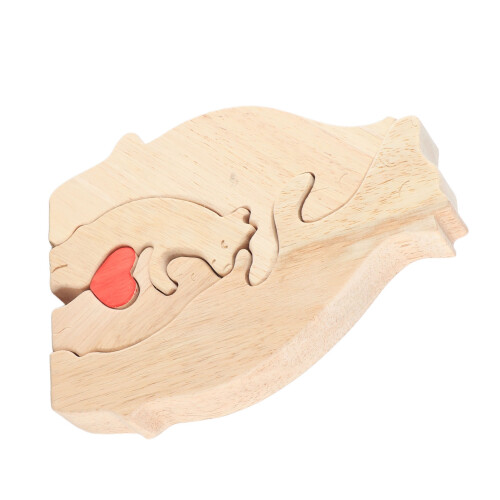 Wooden Bears Puzzle 4 Cute Bears Exquisite 2