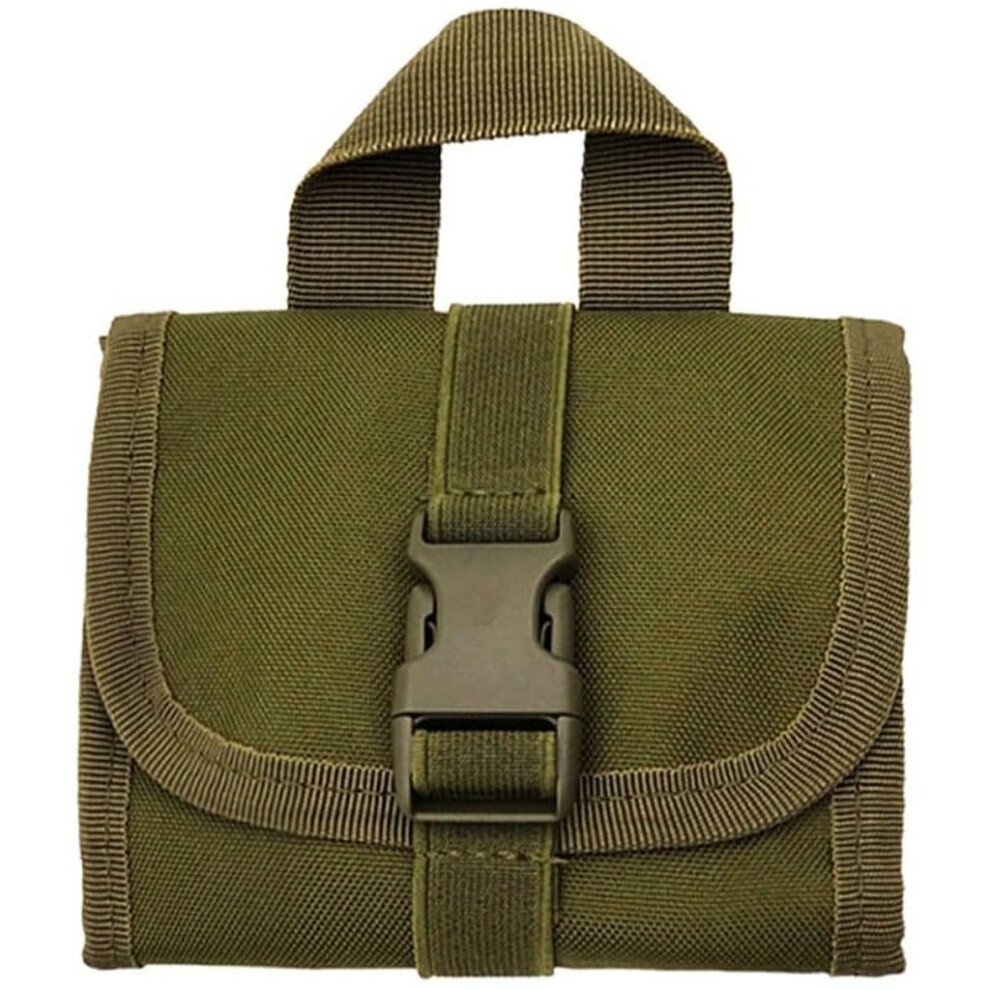 Small Rifle Ammo Bag, 14-Round Padded Molle Pouch, Green Bullet Carrier for Hunting, Hiking, Shooting, Tactical Use-image-OPC-PK9Q7VB-NEW