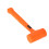 Practical PVC Rubber Soft Face Dead Blow Hammer 9