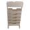 Beige White Bookshelf Plastic Bookcase Narrow Book 4
