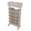 Beige White Bookshelf Plastic Bookcase Narrow Book 1