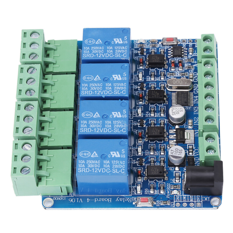 1pc 4 Channel Relay Module Board STM8S103F3