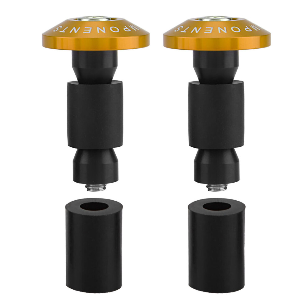 22Mm 7/8Inch Motorcycle Handlebar End Slider Plug Gold 8320539718842