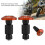 22mm 7/8inch Motorcycle Handlebar End Slider Plug 8