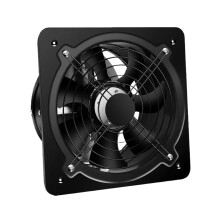 Pipe Extractor Fan 6 Inch Stainless Steel Inline Exhaust Fan for Kitchen and Industrial Ventilation, Black Color