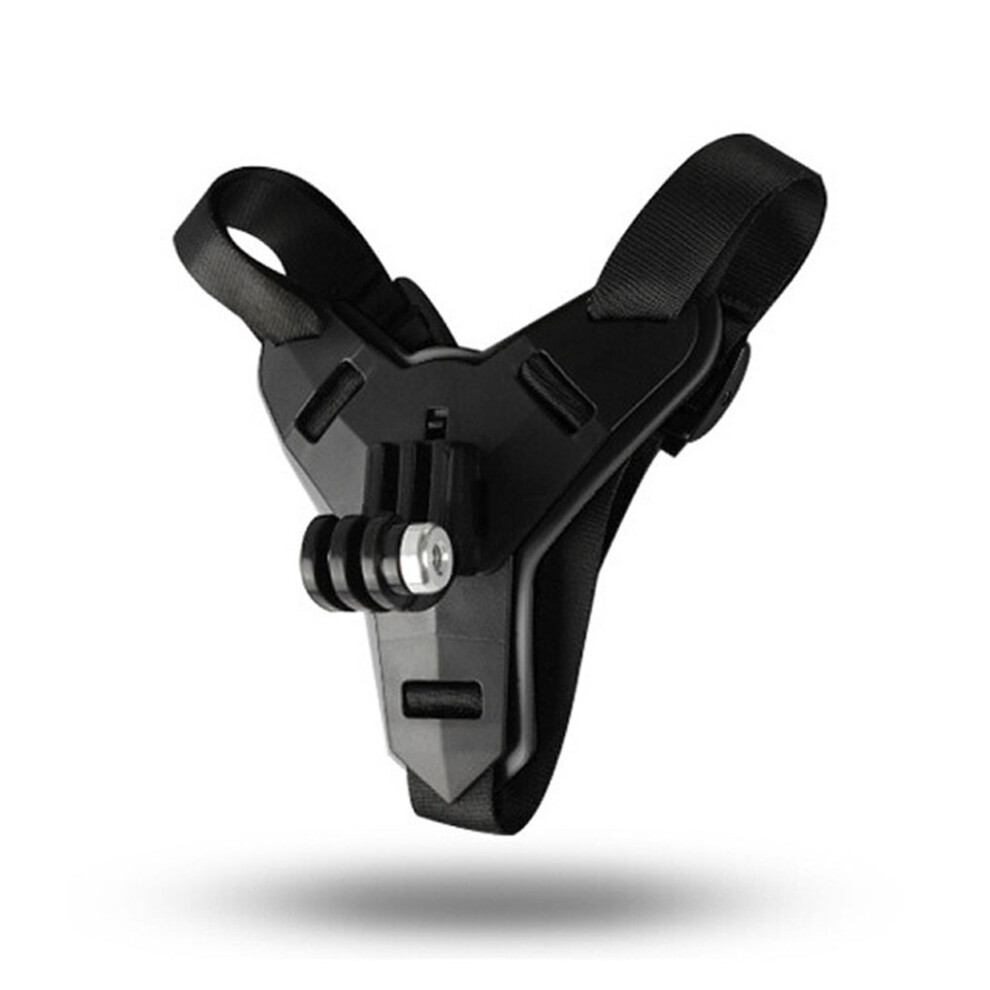 (Black) Motorbike Helmet Camera Chin Mount Outside Motorcycling Holder-image-OPC-PK9QB26-NEW