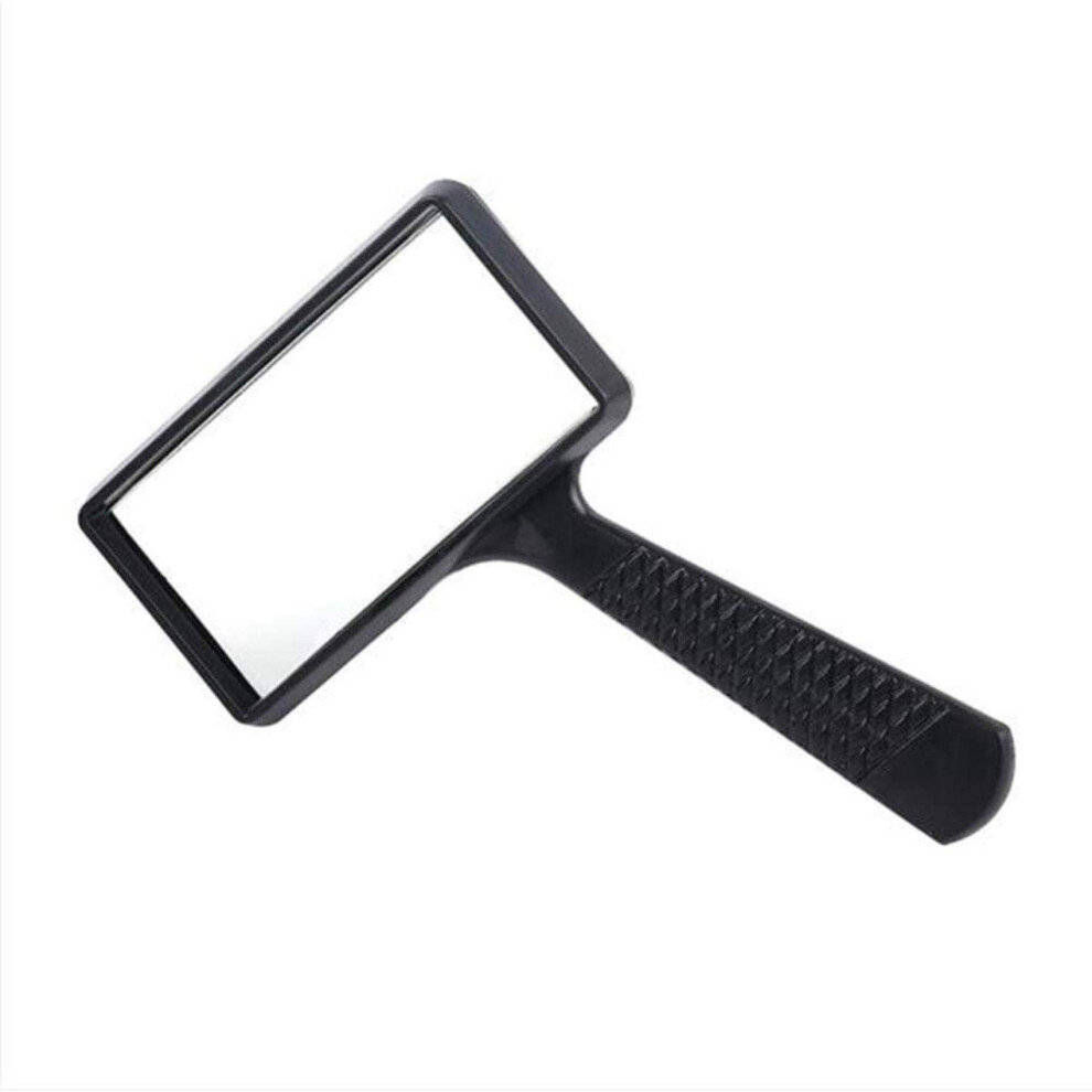 5x Magnifying Glass for Reading Maps and Watches â Clear Handheld Loupe for Vision Impairment Assistance