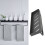 Bathroom Space Aluminum Shelf Drill Free Bathroom 12