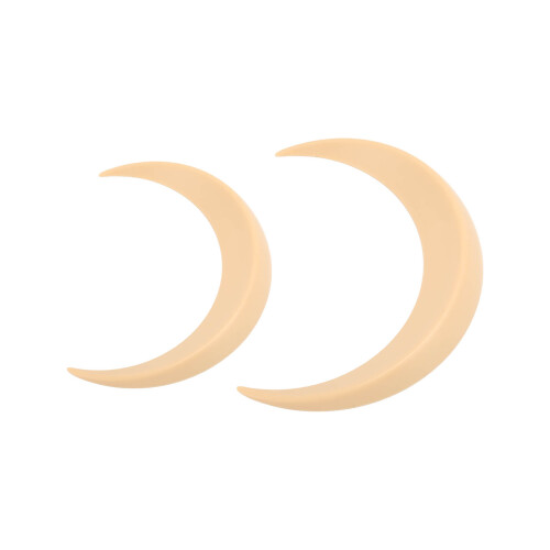 2Pcs Moon Hair Fork ABS Decorative Portable Moon 2