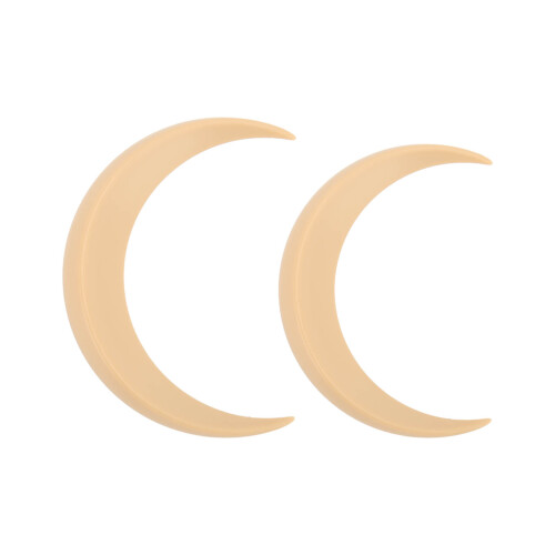 2Pcs Moon Hair Fork ABS Decorative Portable Moon