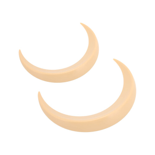 2Pcs Moon Hair Fork ABS Decorative Portable Moon 1