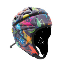 Helmet Headgear Soft EVA Scrum Caps for Kids and Adults, Breathable Adjustable Anti-Collision Baseball Helmet