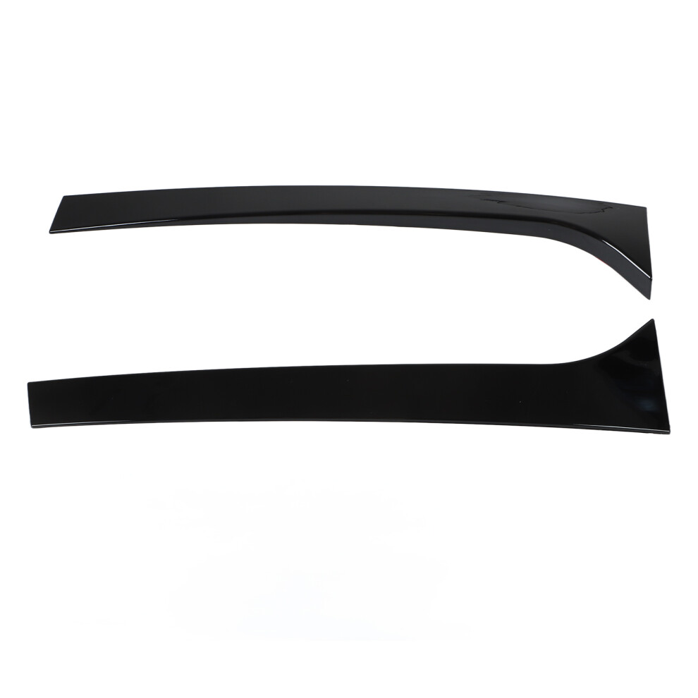 2 Pcs Rear Window Spoiler Glossy Left Right Black 8320539720999