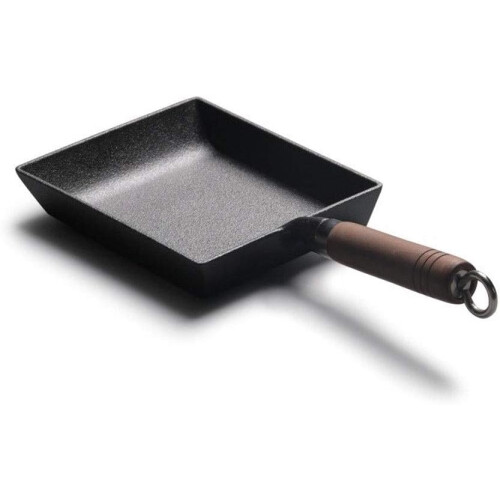 Saucepan Omelette Pan, Non-Stick Egg Frying Pan, Mini Rectangular Wok, Durable 20cm Cooking Tool 2