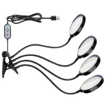 312 LEDs USB Grow Light with 5 Dimmable Levels Timer for Indoor Plants