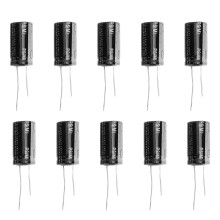 10 Pcs Black 35V 4700μF Aluminium Electrolytic