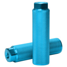 2Pcs Aluminum Alloy Antislip Bike Foot Pegs for Stunt Cycling, Rear Foot Rest for BMX and Mountain Bikes