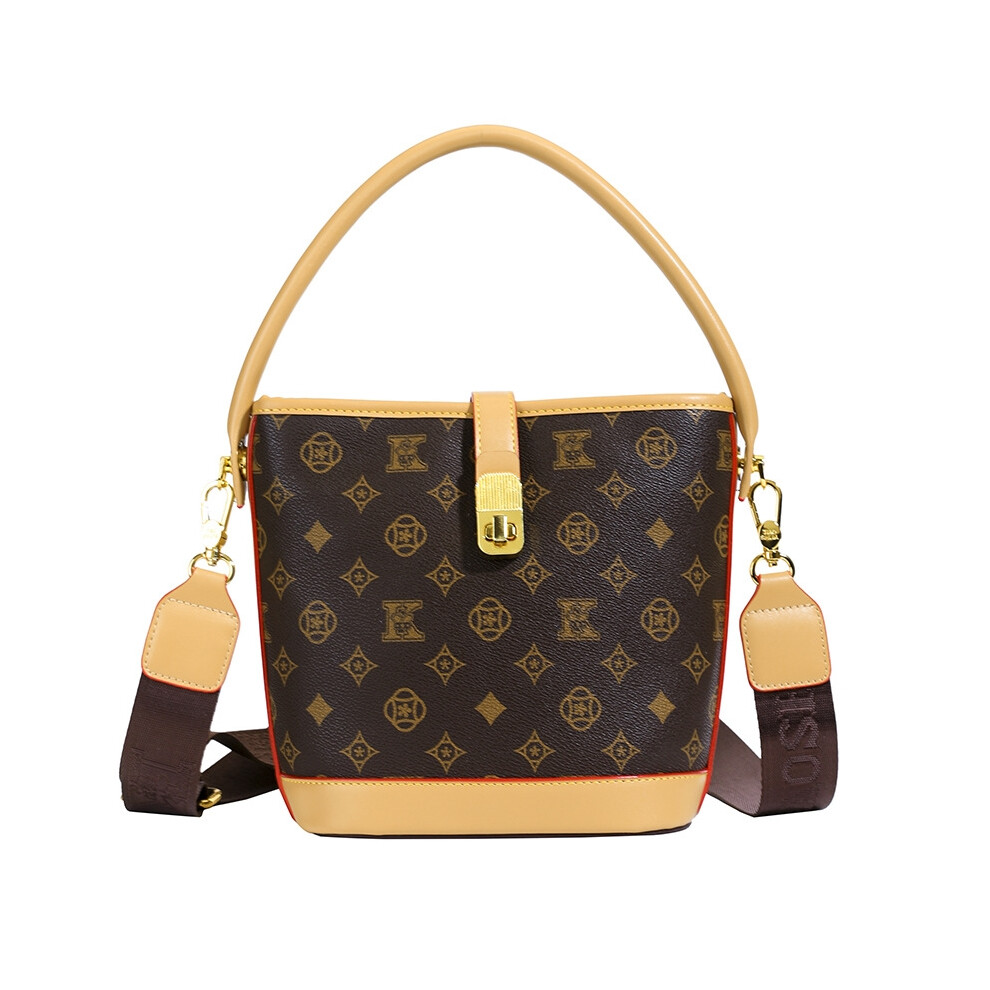 Retro Bucket Handbag Shoulder Crossbody Bag