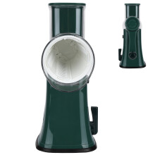 5-in-1 Green Vegetable Shredder & Chopper, ABS & Stainless Steel
