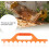 7/8/9 Frame Hive Spacer Tool for Bee Hive Frames, Plastic Beekeeping Equipment, Orange 9 Frame Apiculture Accessory 2