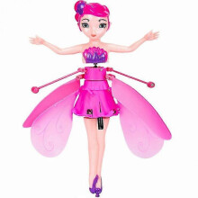 Lovely Rotating Fairy Electronic Induction Control Princess Doll Usb Charging Creative Toys ForPurple
