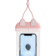 Waterproof Phone Pouch Fully Airtight, Ipx8 Cellphone Pouch Pink