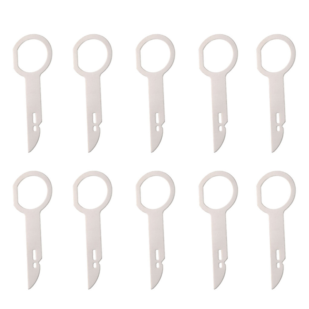 (set one10PCS) Professional Car Radio Removal Tool Durable And Multi-functional For-image-OPC-PK9QHQ7-NEW