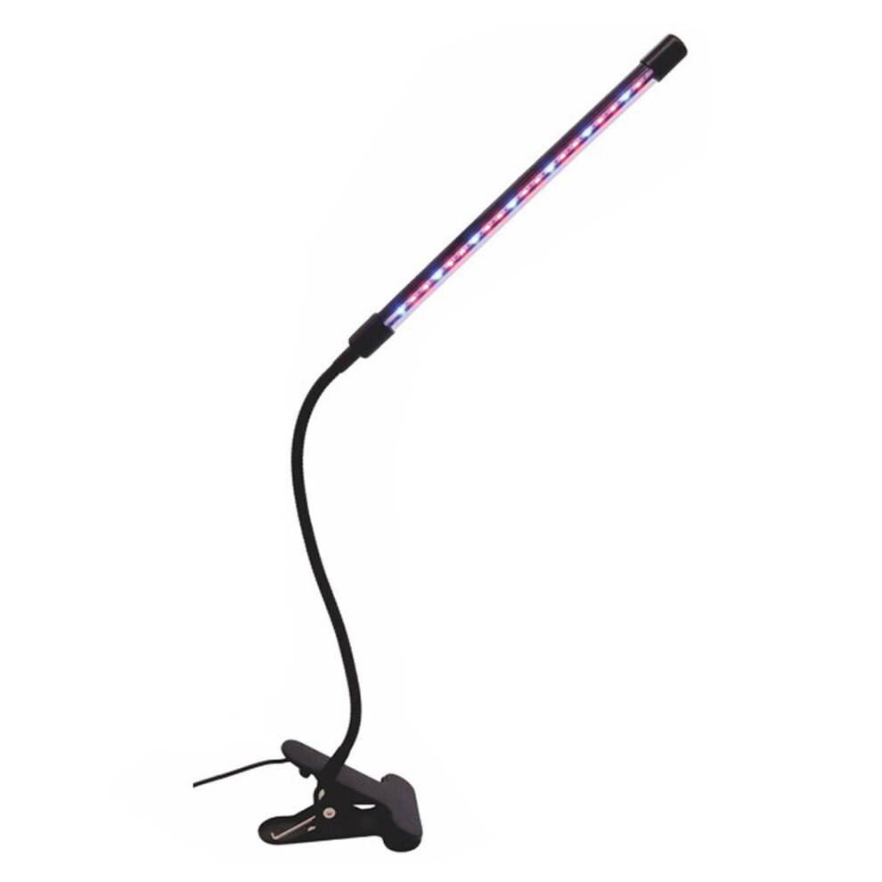 Full Spectrum LED Plant Light with Clip, Dimmable Waterproof Grow Lamp for Indoor Plants, Black Color-image-OPC-PK9QJWW-NEW