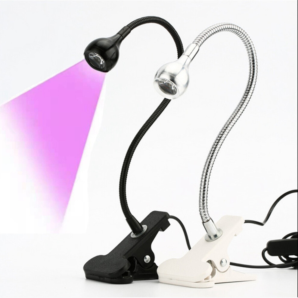 Purple/Light Mini Manicure Uv Glue Curing Lamp