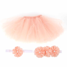 Newborn Skirt Headband Wrapped Chest Set Newborn