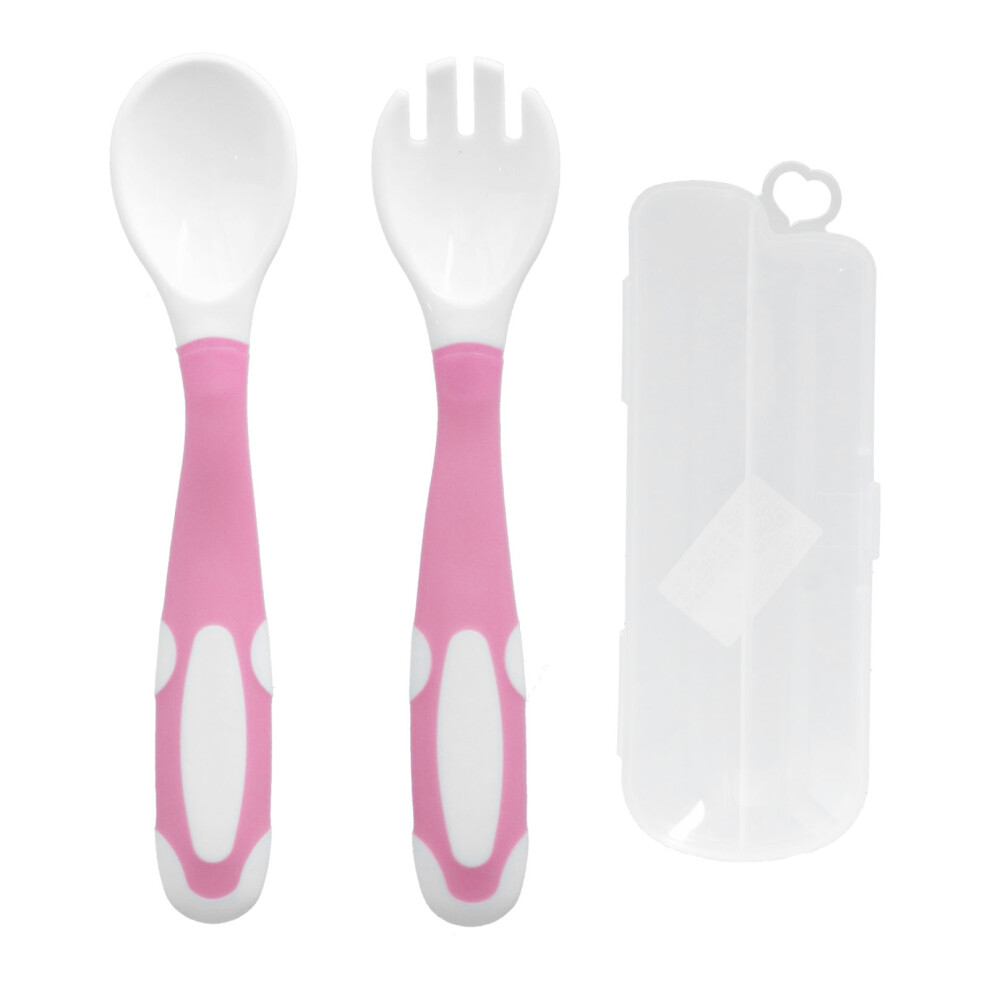Baby Fork Spoon Set First Training Self Feeding