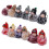 12 Pcs Doll Keychain Pom Pom Fluffy Cute Sleeping 8