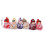 12 Pcs Doll Keychain Pom Pom Fluffy Cute Sleeping 15