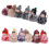 12 Pcs Doll Keychain Pom Pom Fluffy Cute Sleeping 9