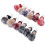 12 Pcs Doll Keychain Pom Pom Fluffy Cute Sleeping 5
