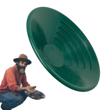 Gold Washing - Prospector Gold Pan Set for Household, School, Outdoor, Pros, Field Mining, Research, 30 cm